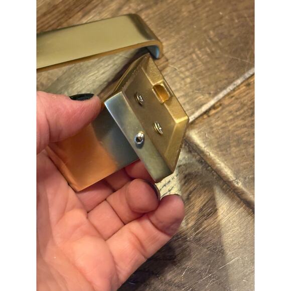 Rejuvenation Aged Brass Bath Hardware Yaquina Towel Holder bar toilet paper hook - Picture 2 of 11